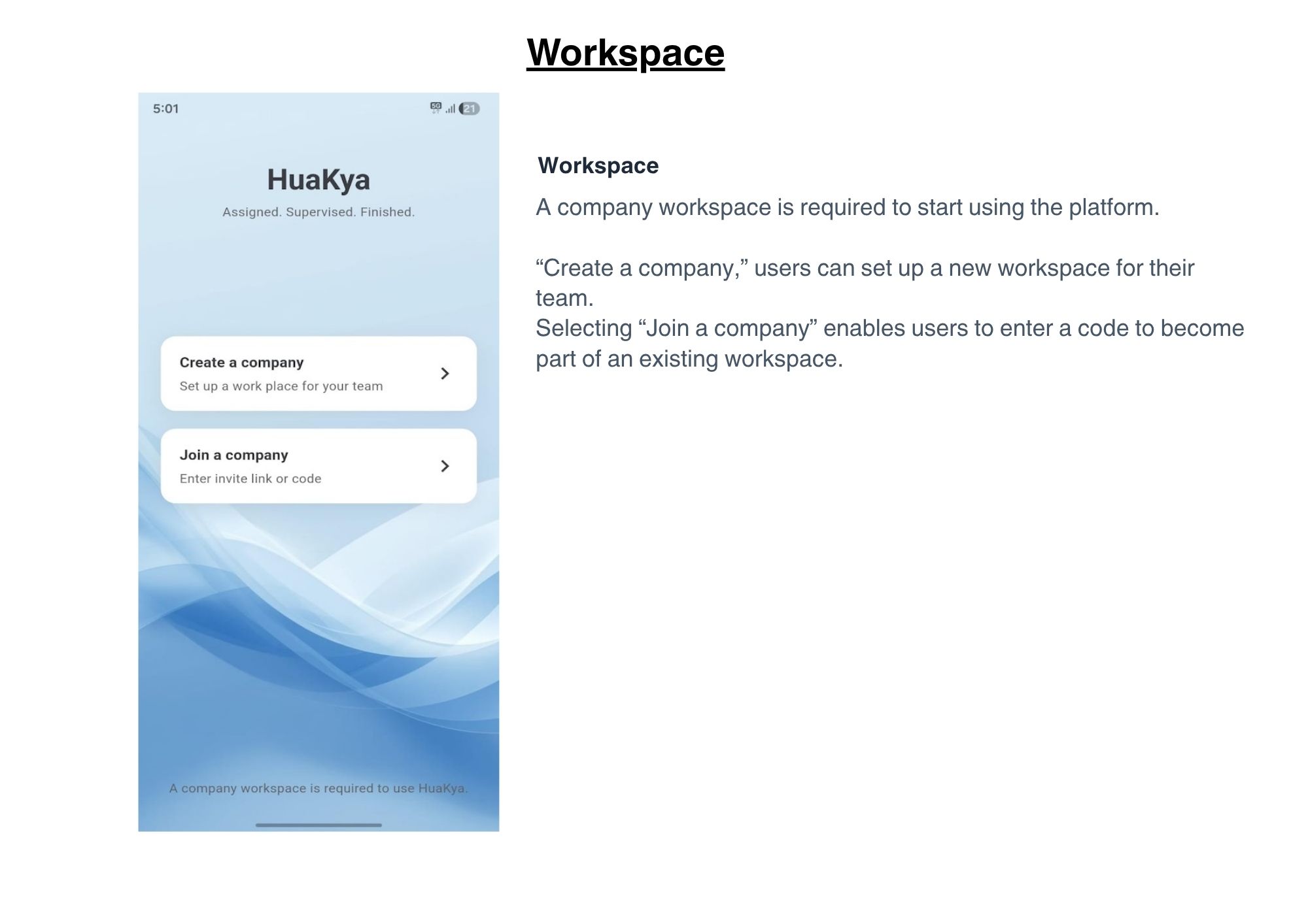 HuaKya user manual step 3 screenshot